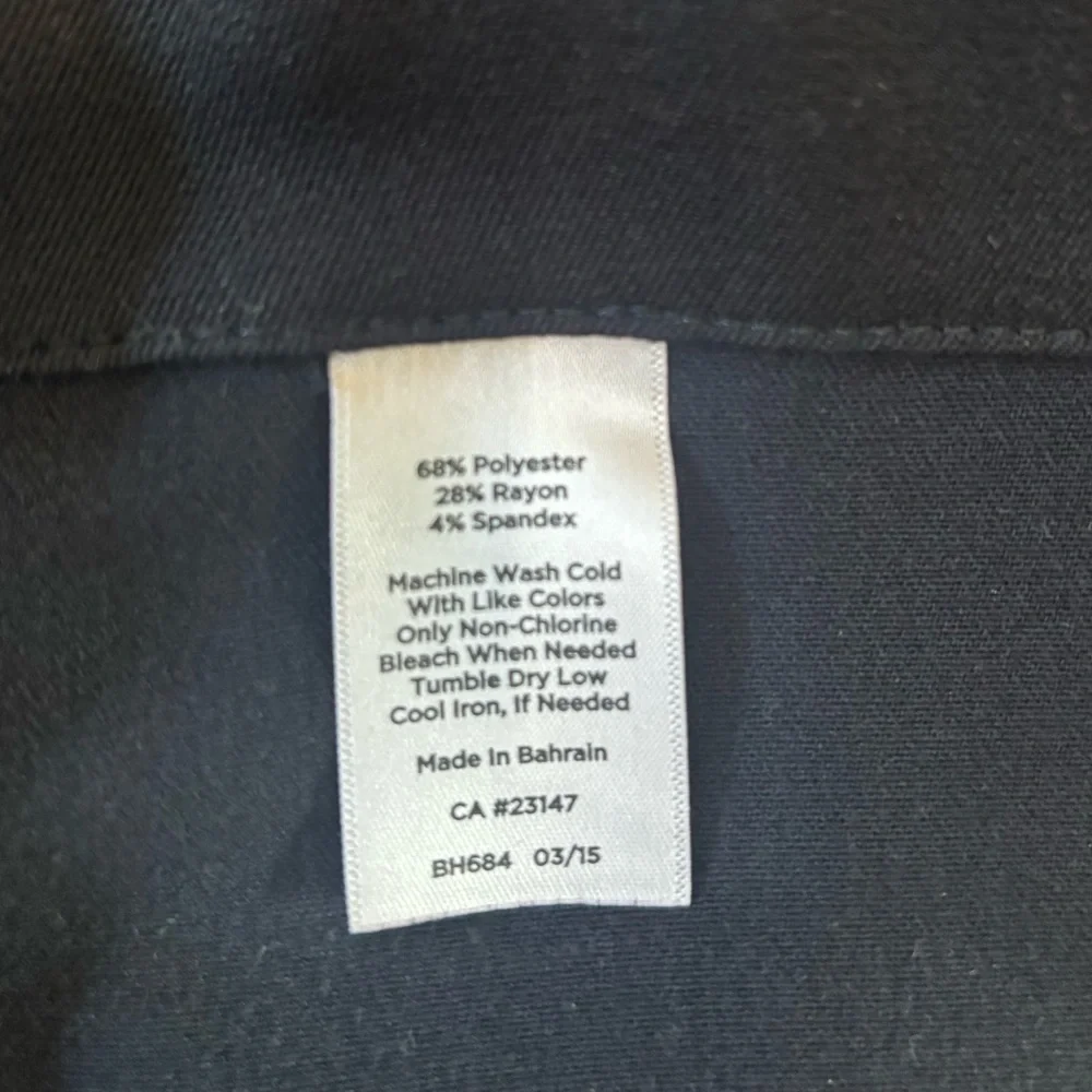 Talbots Petites black pants 8P; heritage style - Picture 5 of 5